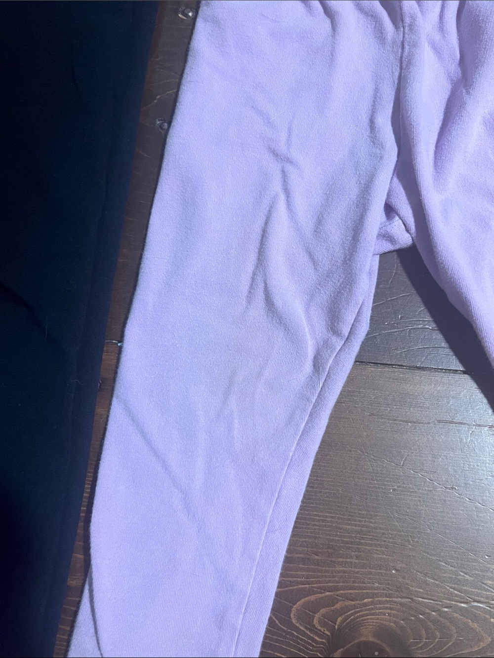 Cat & Jack Kids Leggings - 3 Black, light Purple, Red, Pink, Gray, Navy, Hearts - Picture 6 of 8
